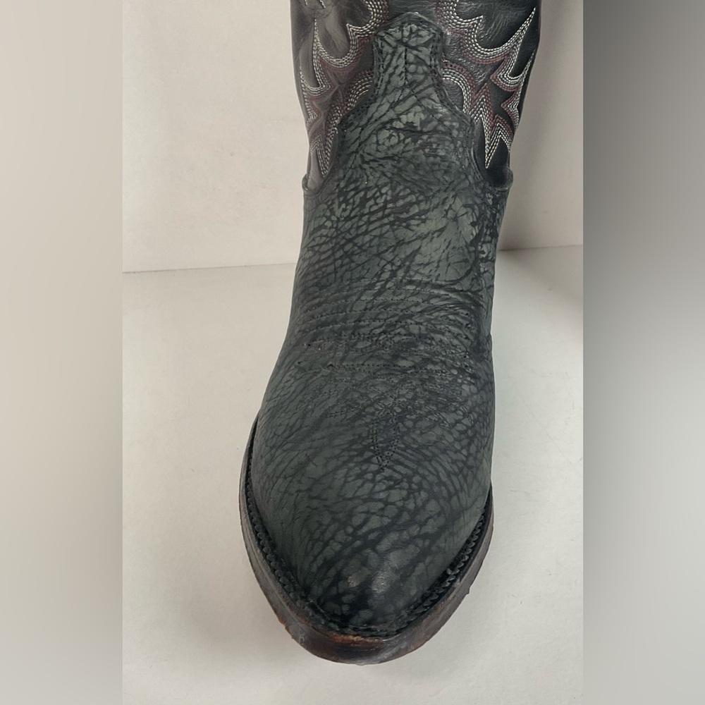 Vintage Dan Post Sueded Shoulder Cowboy Boots | USA Made | Men’s 8 D - Picture 11 of 16
